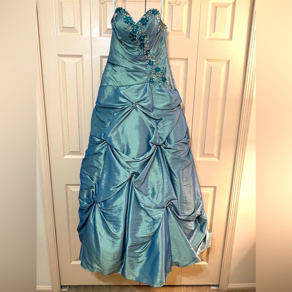 Prom Dress by Mori Lee - beautiful beaded detailing with lace back